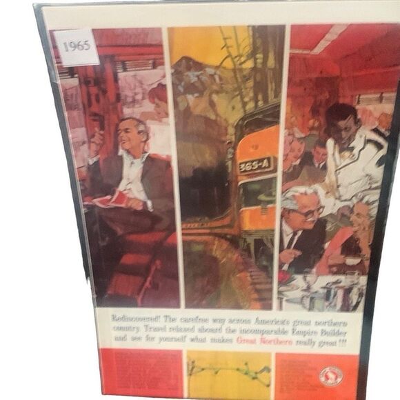 Vintage 1965 Great Northern Railway Railroad Ad Advertisement - Picture 1 of 4